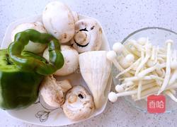 耗油双菇的做法图解1