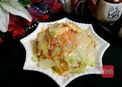 包菜鸡蛋炒粉丝的做法图解11