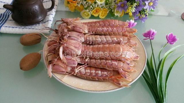 清蒸爬虾