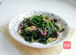 炝炒空心菜的做法图解7