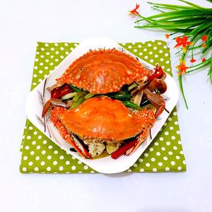 姜葱炒青蟹