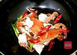 姜葱炒青蟹的做法图解8