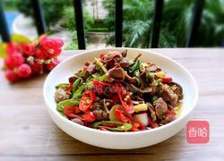 辣椒炒鸡杂的做法图解5