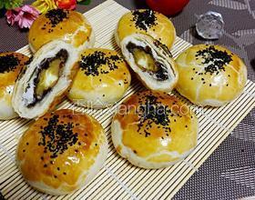 酥皮月餅（蛋黃豆沙餡）