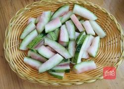 西瓜皮酱菜的做法图解2