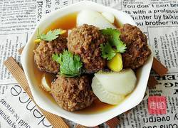 牛肉丸子萝卜汤的做法图解6