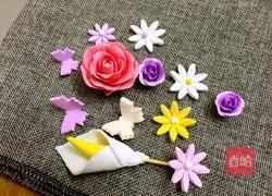 翻糖蛋糕花的做法图解12