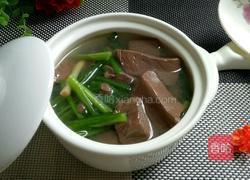 韭菜猪红汤的做法图解7