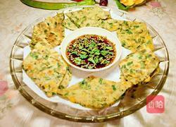 豆渣韭菜玉米饼的做法图解7