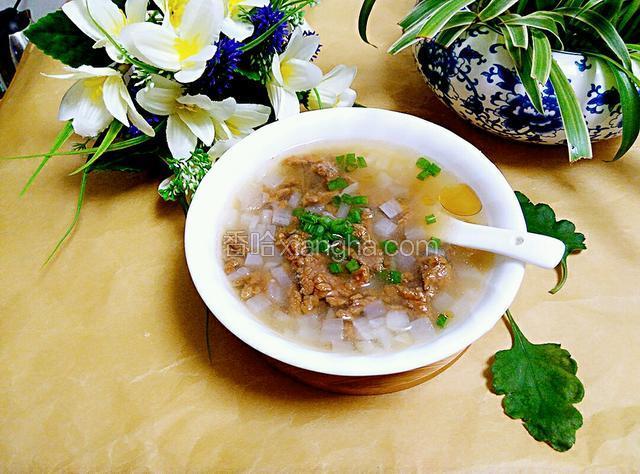 白萝卜牛肉汤