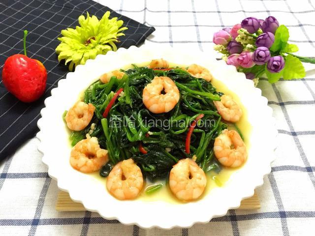 虾仁菠菜
