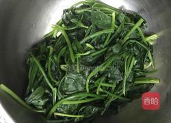 虾仁菠菜的做法图解2