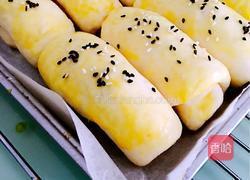 肉松炼乳咸面包（无奶无糖版）的做法图解9