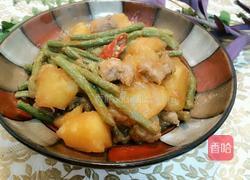 土豆豆角炖牛肉的做法图解9