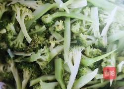 西兰花炒番茄的做法图解6