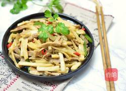 杏鲍菇小炒肉的做法图解5