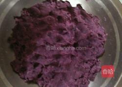 蜂蜜牛奶紫薯球的做法图解2