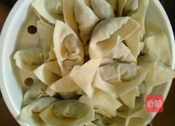 韭菜鸡蛋馅馄饨的做法图解4