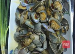 葱油花蛤的做法图解4