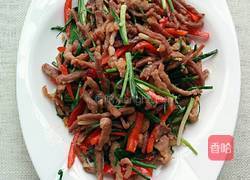 葱爆肉丝的做法图解8