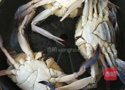 清蒸海蟹的做法图解3