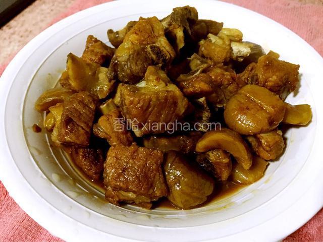 粟子焖排骨