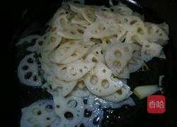 藕炒肉片的做法图解4