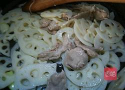 藕炒肉片的做法图解5