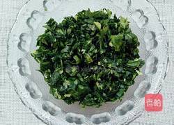 芹菜叶饼的做法图解1