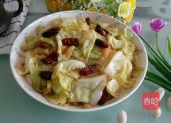 素炒洋白菜的做法图解4