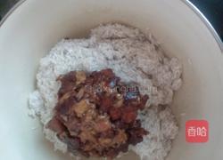 荷叶糯米蒸肉末的做法图解9