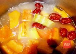 黑鱼红枣南瓜汤的做法图解9