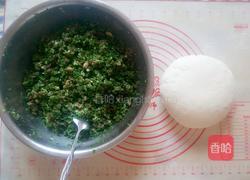 韭菜苔包子的做法图解3