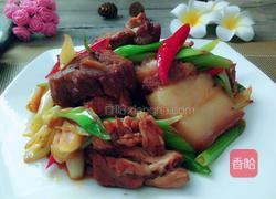 葱爆猪肉的做法图解9
