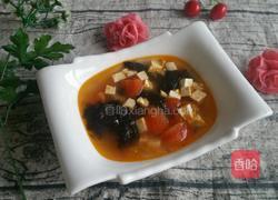 西红柿豆腐紫菜汤的做法图解7