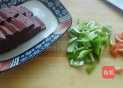 辣椒炒猪血的做法图解2