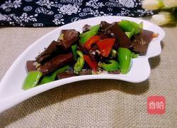 辣椒炒猪血的做法图解8