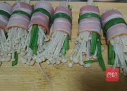 烤培根金针菇的做法图解7