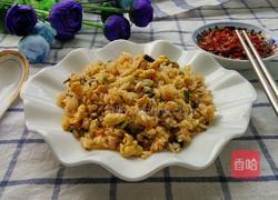 酸菜炒饭的做法图解7