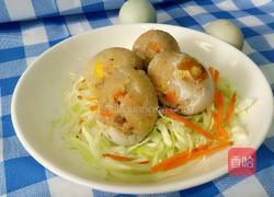 五彩咸蛋糯米的做法图解9