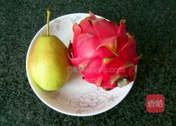 拌火龙果皮的做法图解1