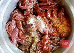 青椒炒猪肝的做法图解3