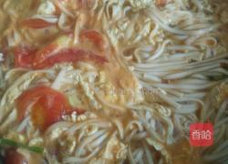 西红柿鸡蛋炝锅面的做法图解8