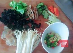 家常蚝油小炒的做法图解2