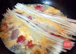 鸡蛋西红柿龙须面的做法图解6