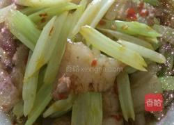 五花肉炒西芹的做法图解8