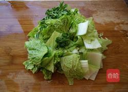 豆腐炖白菜的做法图解1