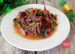 姜葱爆炒鸭肾的做法图解9