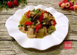 酸菜肉片的做法图解7