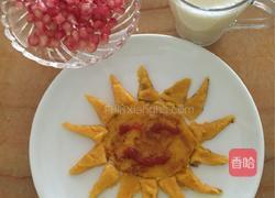 向日葵南瓜豆渣饼的做法图解3